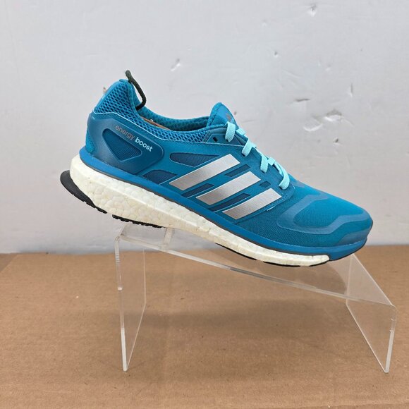 Adidas Womens Energy Boost TechFit Q21116 Teal Running Shoes Sneakers Size 9 - Picture 1 of 13